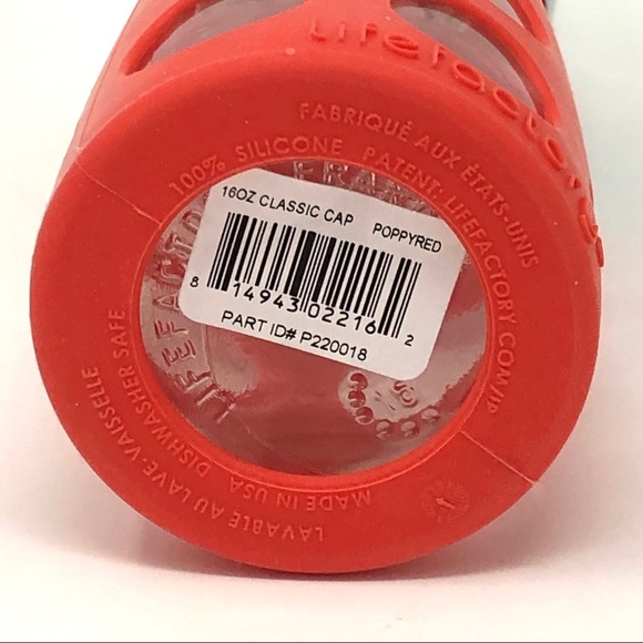 Lifefactory Glass Water Bottle with Classic Cap - Picture 7 of 7